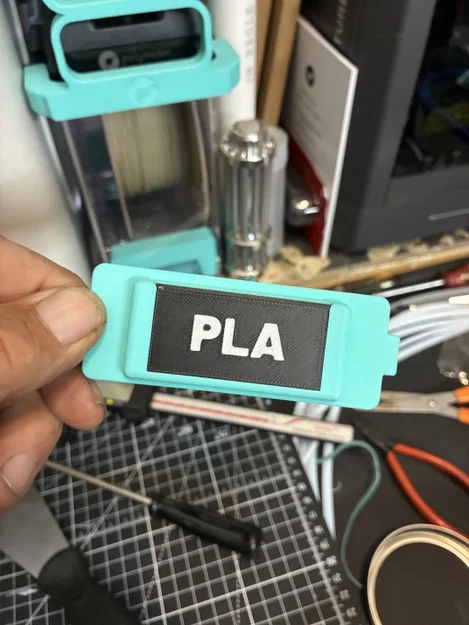 Giá đỡ name tag cho Polydryer Airlock dùng với stacking brackets - Image 3
