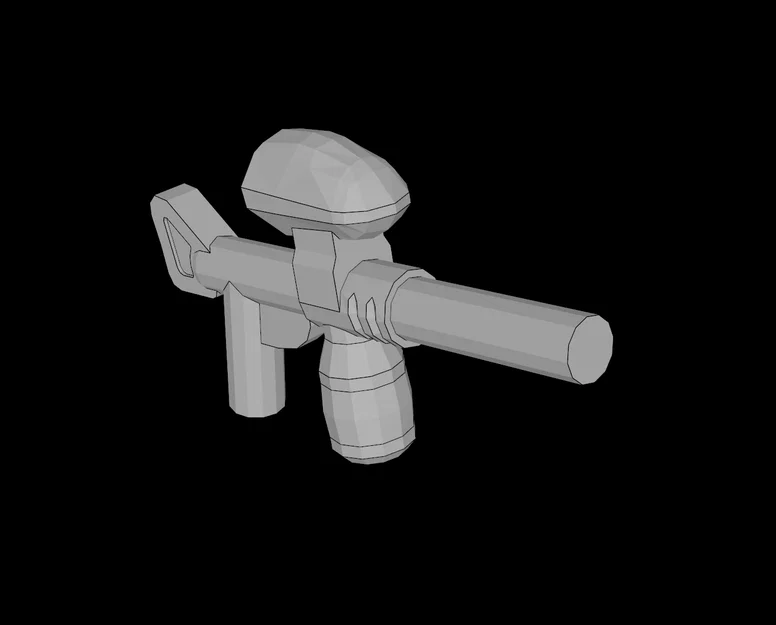 Mô hình súng bắn sơn (Paintball Gun) tương thích với Lego - Image 1