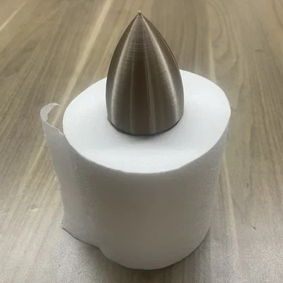 Mũi chóp tên lửa mô hình cho thân ống giấy vệ sinh (41 mm ID)
