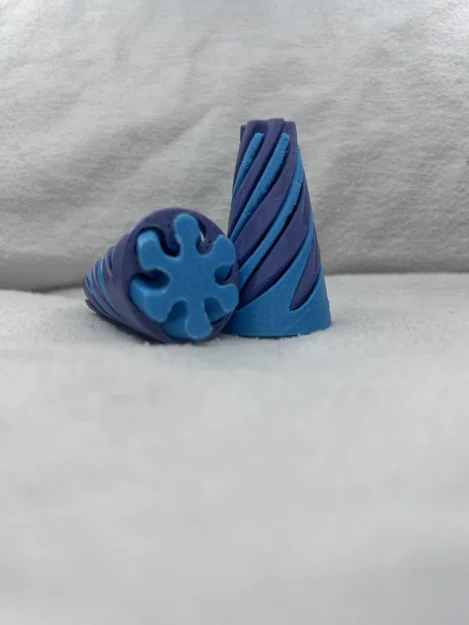 Đồ chơi fidget xoắn ốc nhỏ gọn (Small spiral passthrough fidget) - Image 2