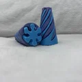 Đồ chơi fidget xoắn ốc nhỏ gọn (Small spiral passthrough fidget) - Thumbnail 2