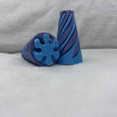 Đồ chơi fidget xoắn ốc nhỏ gọn (Small spiral passthrough fidget)