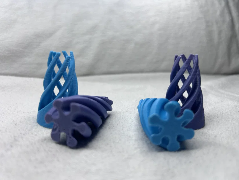 Đồ chơi fidget xoắn ốc nhỏ gọn (Small spiral passthrough fidget) - Image 6