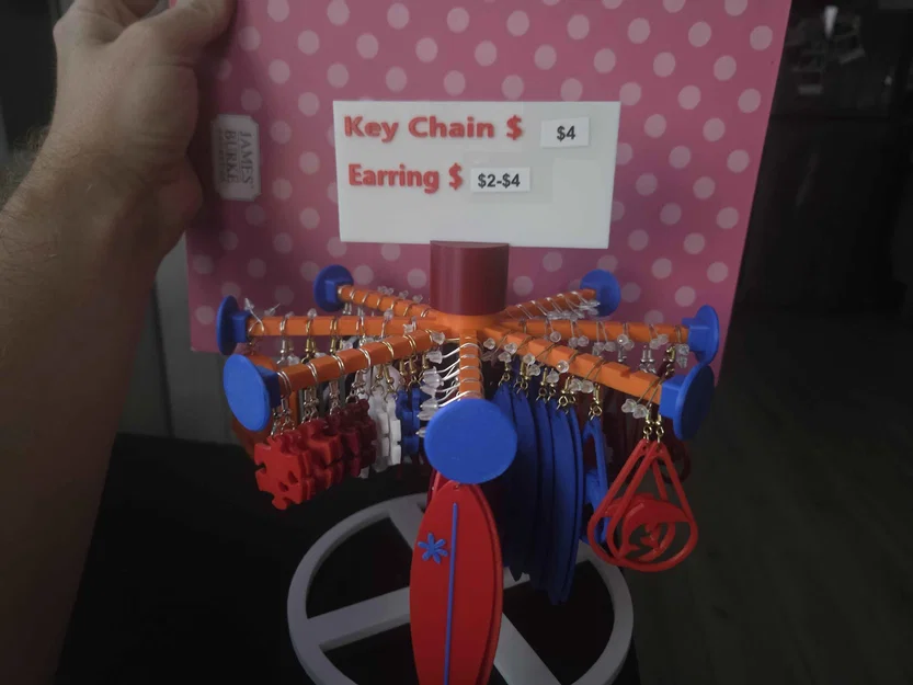 Phụ kiện in 3D gắn bảng giá cho kệ trưng bày sản phẩm - Image 1