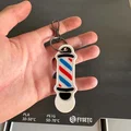 Barber Pole NFC Cart Opener – Móc khóa mở xe đẩy kèm khe thẻ NFC nhiều màu - Thumbnail 2