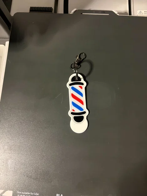 Barber Pole NFC Cart Opener – Móc khóa mở xe đẩy kèm khe thẻ NFC nhiều màu - Image 3