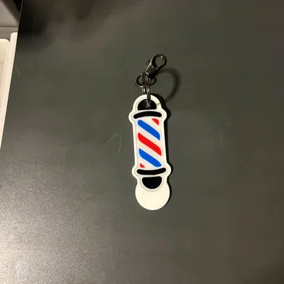 Barber Pole NFC Cart Opener – Móc khóa mở xe đẩy kèm khe thẻ NFC nhiều màu