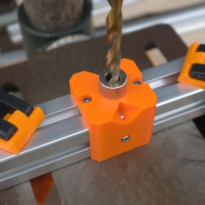 Jig/Drill Guide khoan nhôm định hình 3030 (3030 Extrusion Drill Guide)
