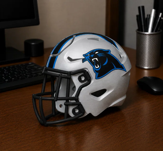 Mũ bảo hiểm bóng bầu dục Carolina Panthers - Image 1