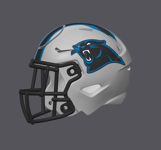 Mũ bảo hiểm bóng bầu dục Carolina Panthers - Image 2
