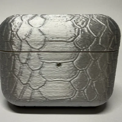Ốp AirPods Pro 3 vân da rắn (Snake Skin Texture Case)