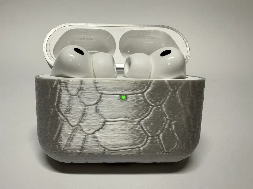 Ốp AirPods Pro 3 vân da rắn (Snake Skin Texture Case) - Image 4