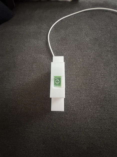 Cổng passthrough cáp quang DIN rail 18mm cho tủ điện (PTO) - Image 1