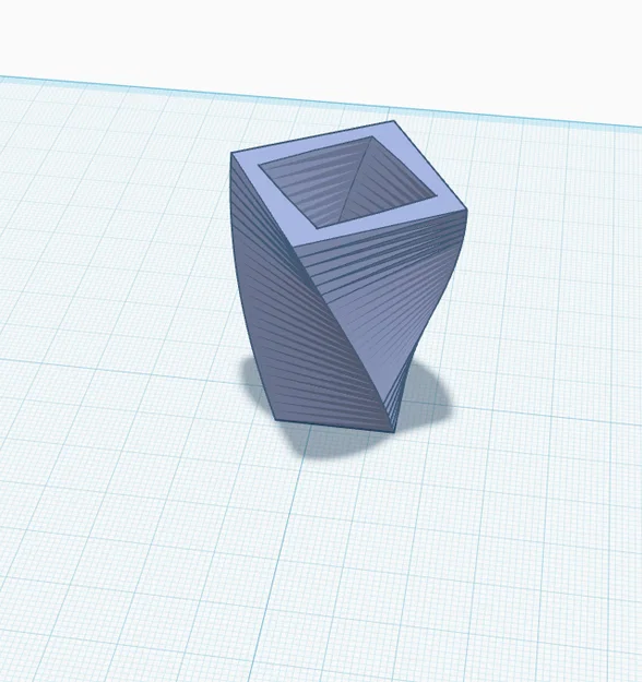 Ống cắm bút xoắn ốc hiện đại - Mẫu in 3D trang trí bàn làm việc - Image 1