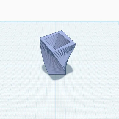 Ống cắm bút xoắn ốc hiện đại - Mẫu in 3D trang trí bàn làm việc