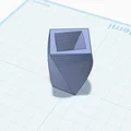 Ống cắm bút xoắn ốc hiện đại - Mẫu in 3D trang trí bàn làm việc - Thumbnail 3