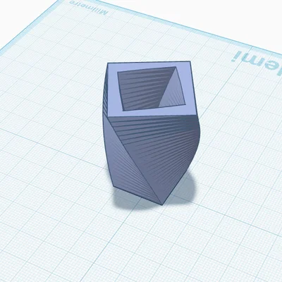 Ống cắm bút xoắn ốc hiện đại - Mẫu in 3D trang trí bàn làm việc