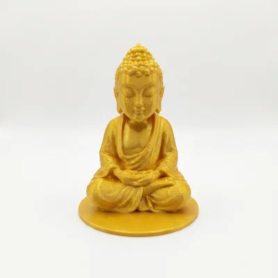 Tượng Phật ngồi thiền 3D (Buddha Idol) - Mẫu in trang trí tinh tế