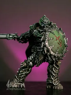 Mô hình Doom Slayer chiến binh - Tượng in 3D ấn tượng - Image 1