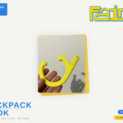 Backpack Holder Hook × Faire Festival