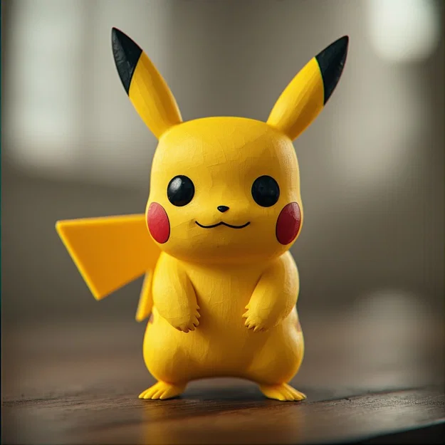 Mô hình 3D Pikachu Funko Pop lắc đầu siêu đáng yêu - Image 1
