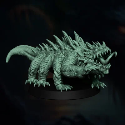 Basilisk – Miniature Fantasy In 3D (STL)