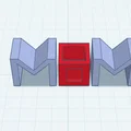 Chậu cây trang trí chữ MOM - Món quà ý nghĩa tặng Mẹ - Thumbnail 1