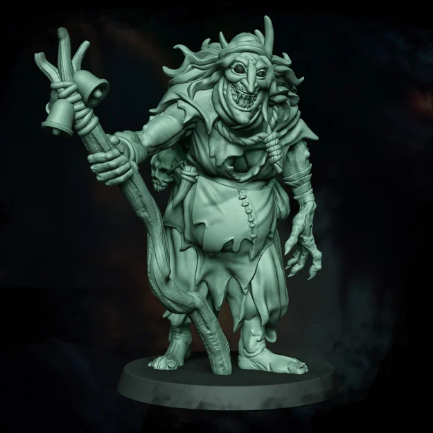 Hag – Miniature Fantasy STL in 3D - Image 1