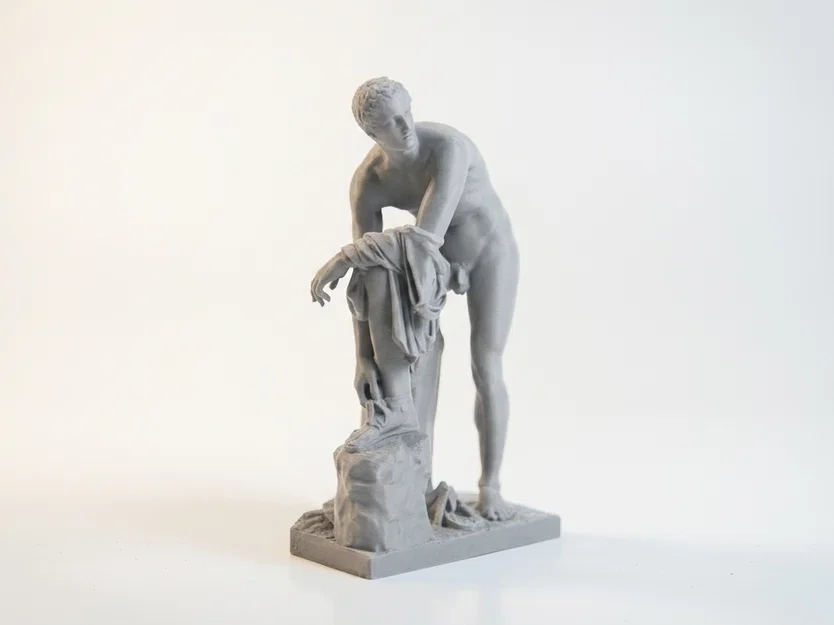 Tượng Hermes Sắt Phong Cách Cổ Điển – Mẫu In 3D (STL) Printable - Image 1