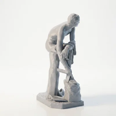 Tượng Hermes Sắt Phong Cách Cổ Điển – Mẫu In 3D (STL) Printable