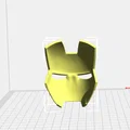Mô hình mặt nạ Iron Man thiết kế bằng Fusion 360 cực chất - Thumbnail 2
