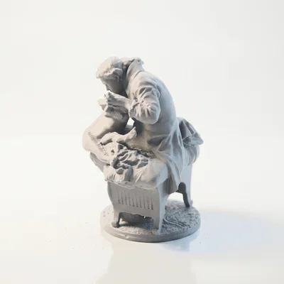 Tượng Điêu Khắc Hậu Cổ Điển Iron Jenner – 3D Printable