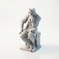 Tượng Cổ Điển Lorenzo De Medici – Mẫu 3D In Được (STL) - Thumbnail 2