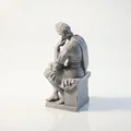 Tượng Cổ Điển Lorenzo De Medici – Mẫu 3D In Được (STL) - Thumbnail 3