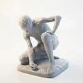 Tượng Cổ Điển Người Chơi Marble Sắt – Mẫu 3D In 3D - Thumbnail 1
