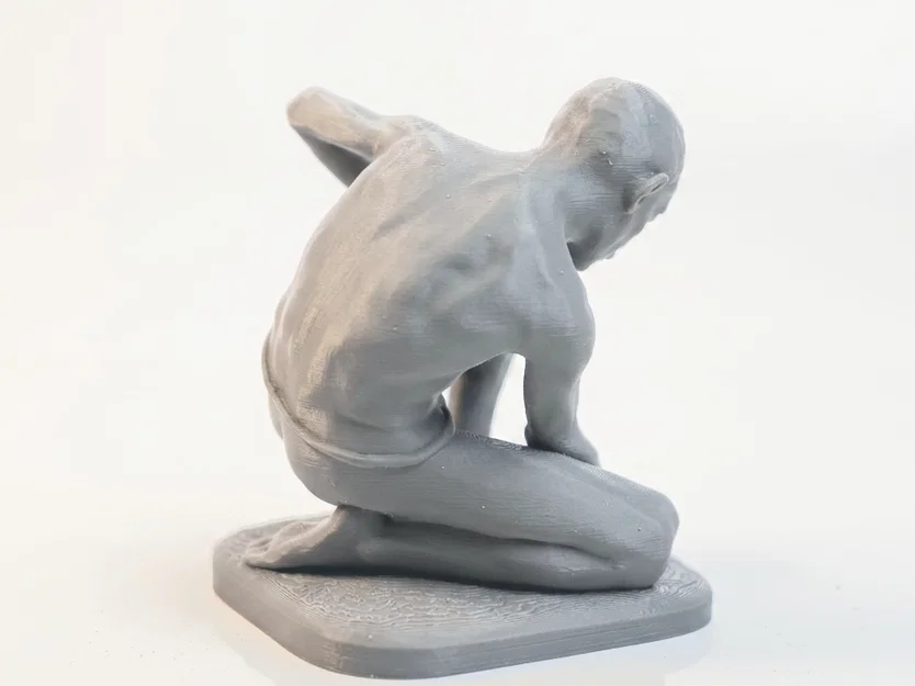 Tượng Cổ Điển Người Chơi Marble Sắt – Mẫu 3D In 3D - Image 2