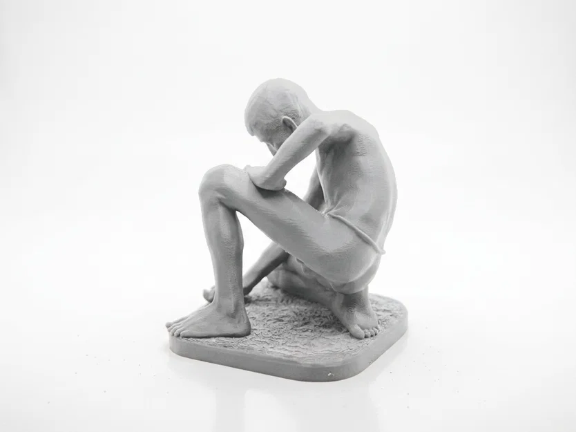 Tượng Cổ Điển Người Chơi Marble Sắt – Mẫu 3D In 3D - Image 3