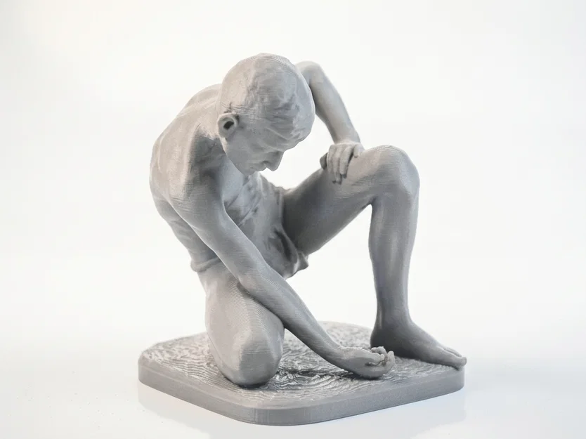 Tượng Cổ Điển Người Chơi Marble Sắt – Mẫu 3D In 3D - Image 4