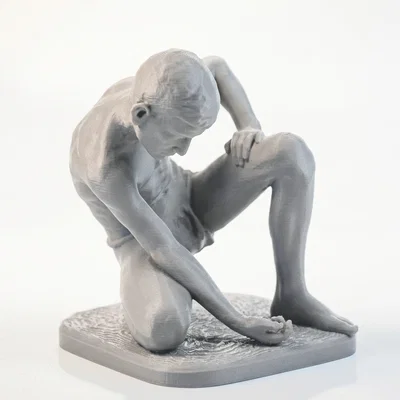 Tượng Cổ Điển Người Chơi Marble Sắt – Mẫu 3D In 3D