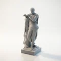 Tượng Cổ Điển Iron Mercury 3D Có Thể In - Thumbnail 1