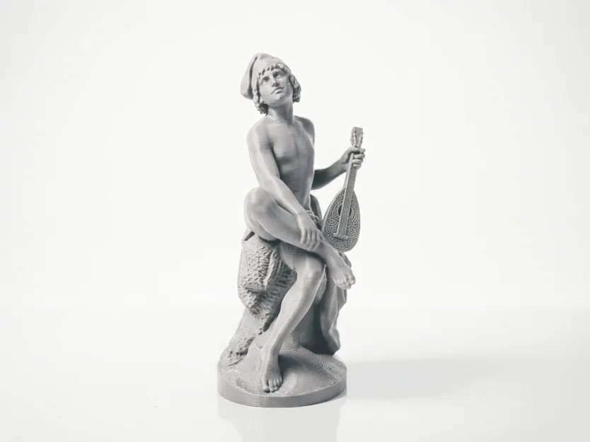 Tượng Cổ Điển Ngư Dân Neapolitan Bằng Sắt – Iron Neapolitan Fisherman (3D Printable) - Image 1
