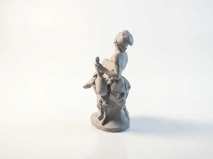 Tượng Cổ Điển Ngư Dân Neapolitan Bằng Sắt – Iron Neapolitan Fisherman (3D Printable) - Image 2