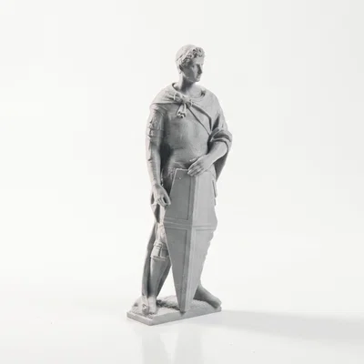Tượng Saint George Sắt Cổ Điển – Mẫu 3D In Được