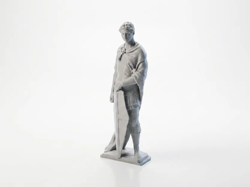 Tượng Saint George Sắt Cổ Điển – Mẫu 3D In Được - Image 3