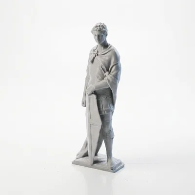 Tượng Saint George Sắt Cổ Điển – Mẫu 3D In Được