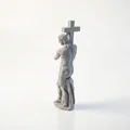 Tượng Chúa Kitô Phục Sinh Bằng Sắt – Điêu Khắc Cổ Điển 3D Printable - Thumbnail 3