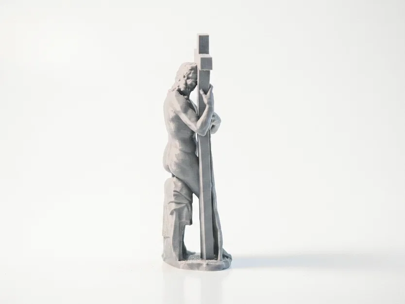 Tượng Chúa Kitô Phục Sinh Bằng Sắt – Điêu Khắc Cổ Điển 3D Printable - Image 4