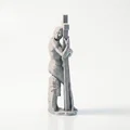 Tượng Chúa Kitô Phục Sinh Bằng Sắt – Điêu Khắc Cổ Điển 3D Printable - Thumbnail 4