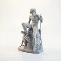 Tượng Cổ Điển Cậu Bé Chăn Cừu Sắt – Mô Hình 3D In Được - Thumbnail 1