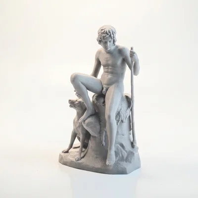 Tượng Cổ Điển Cậu Bé Chăn Cừu Sắt – Mô Hình 3D In Được